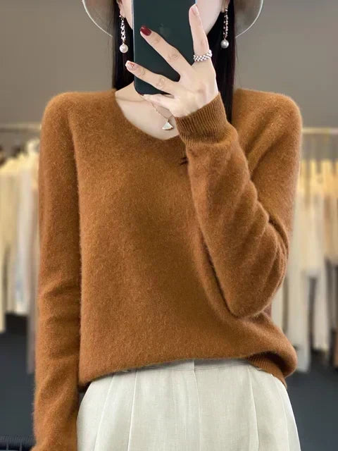 Pull Douillet Élégant Elena - Chic et Confort pour l'Hiver
