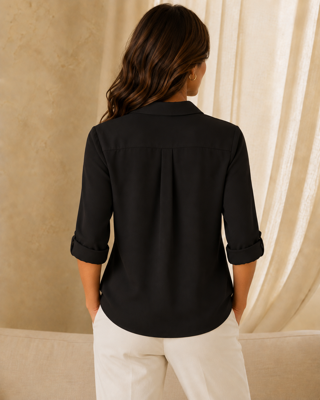 Valeria | Blouse Classique à Boutons