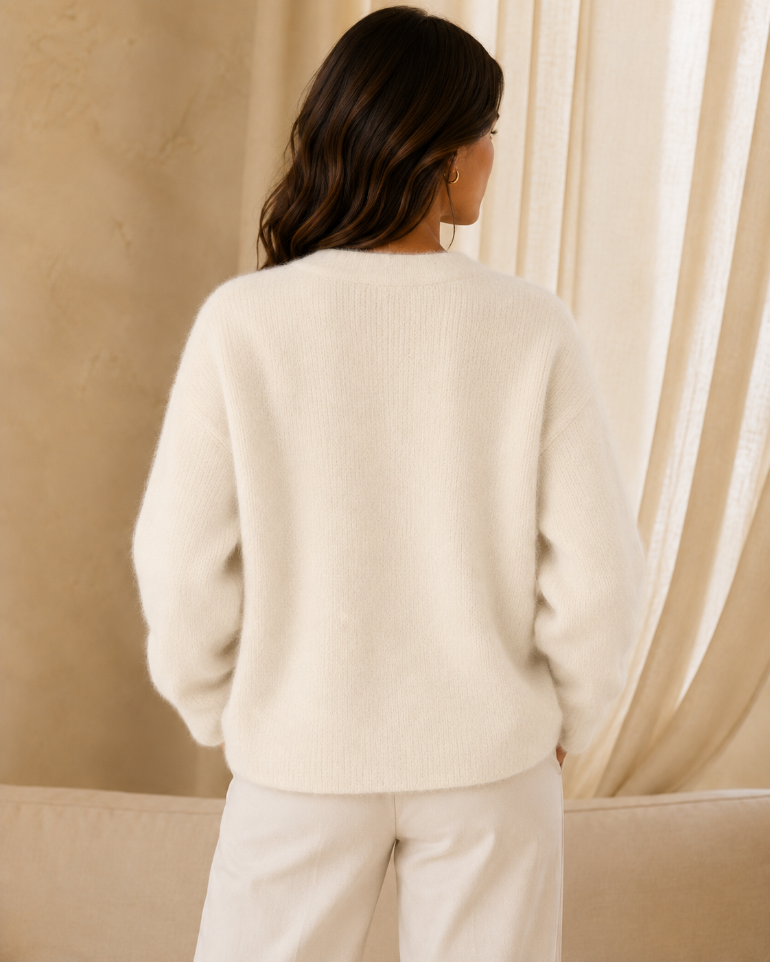 Cardigan en Cachemire Chic de Élodie - Élégance et Sophistication