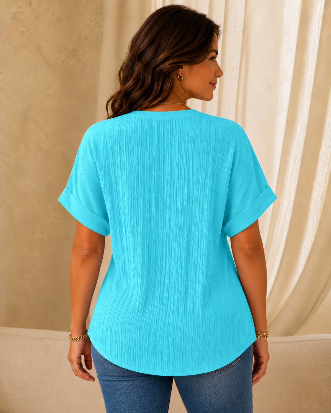 Alwena | Blouse à décolleté en V