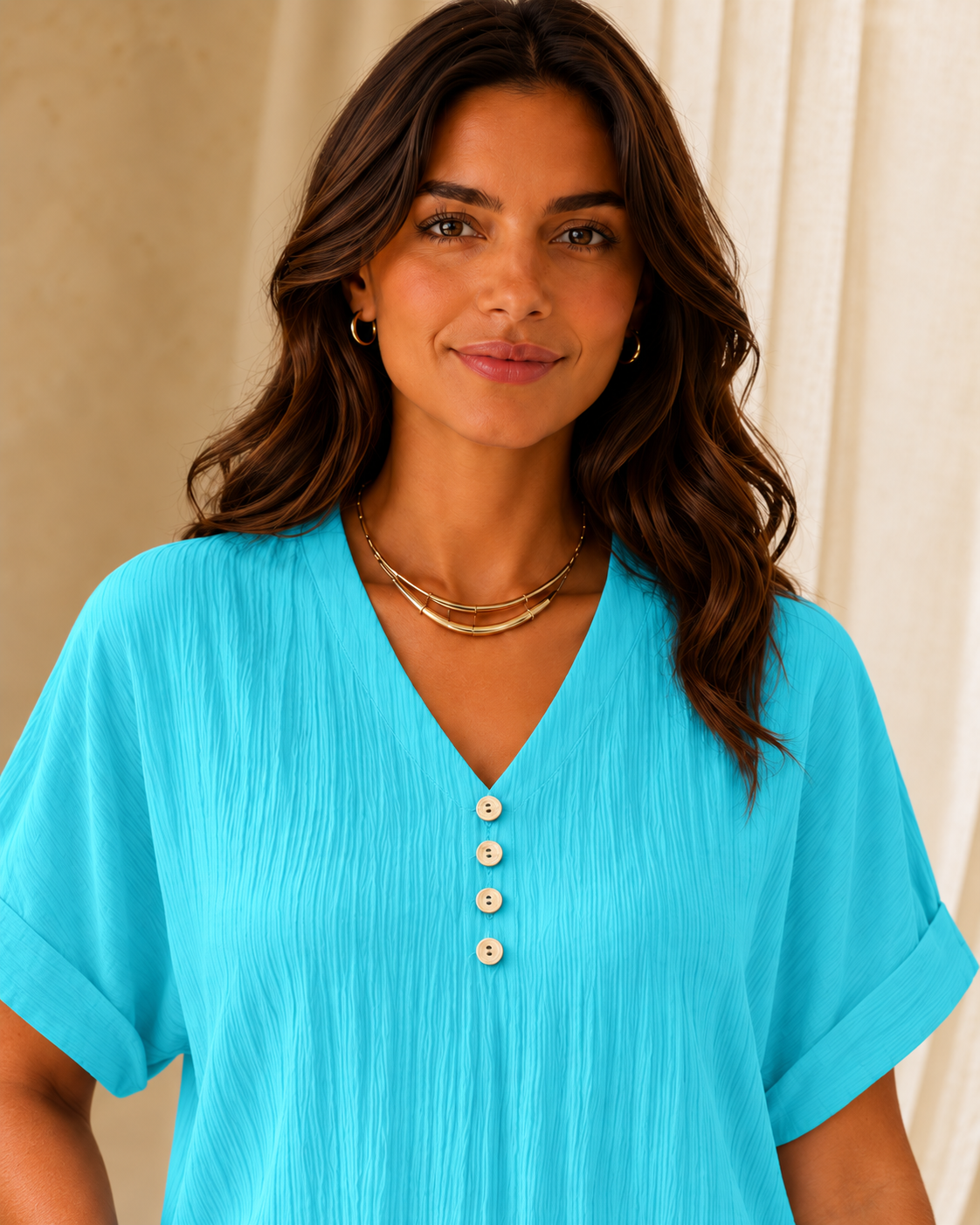 Alwena | Blouse à décolleté en V