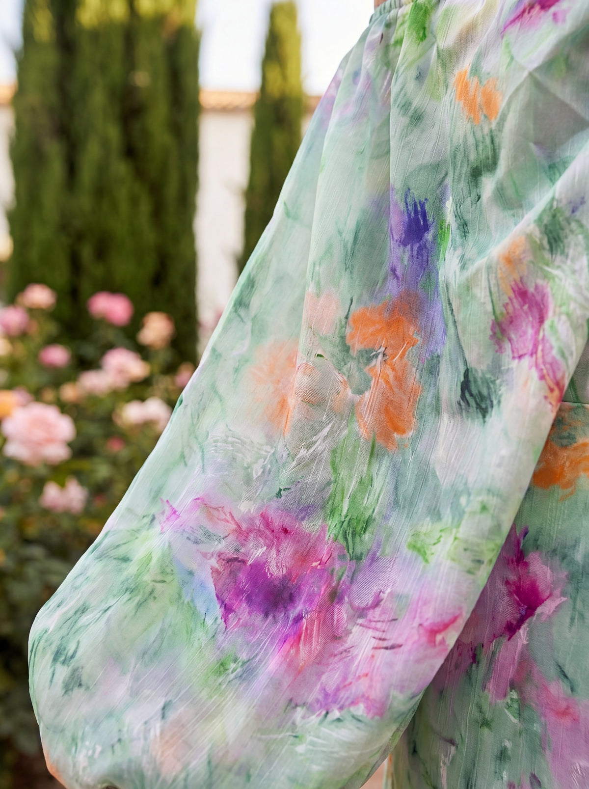 Robe Élégante Lindaraja en Tissu Luxueux