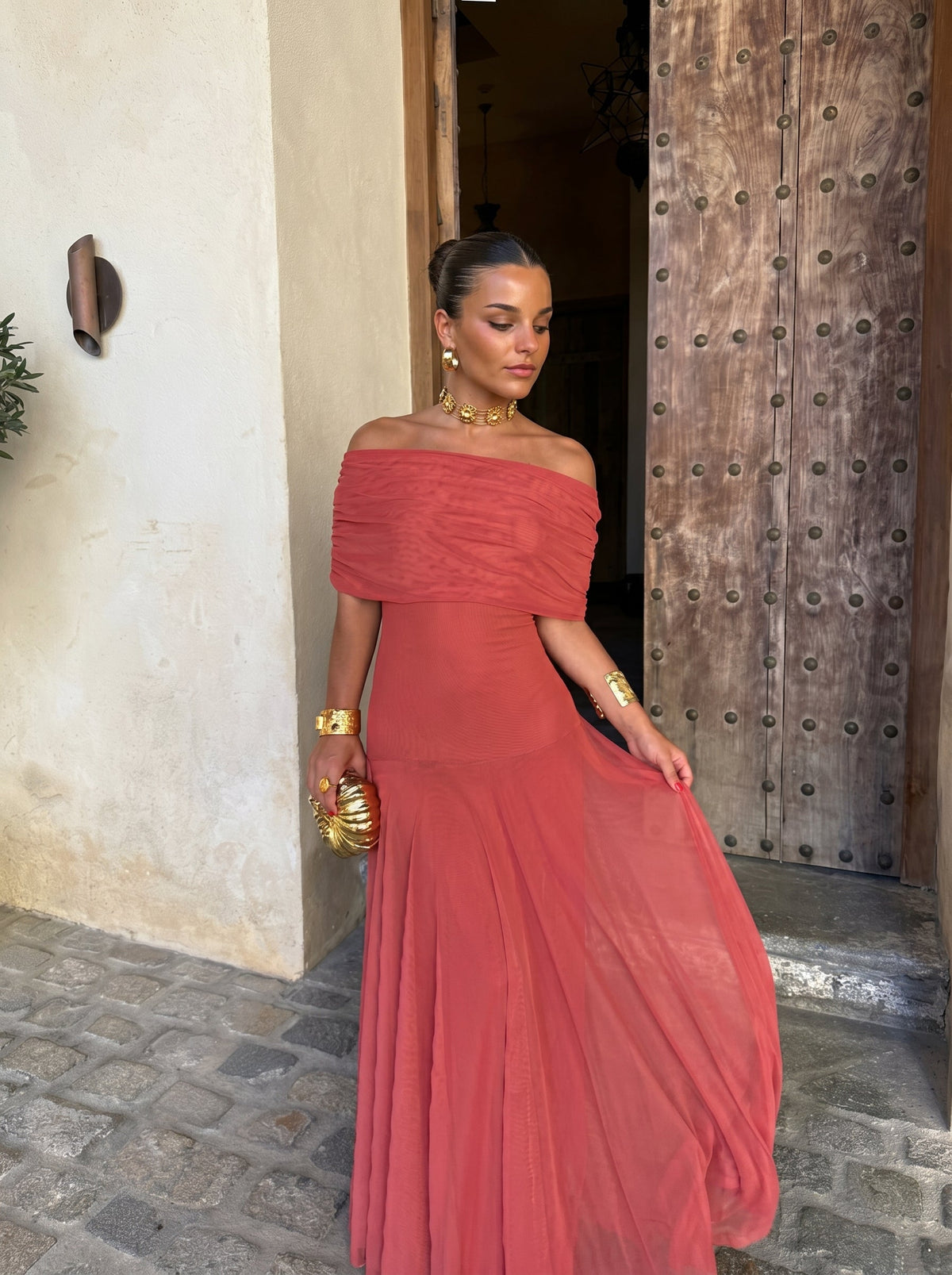 Robe Élégante Simba en Tulle de Soie