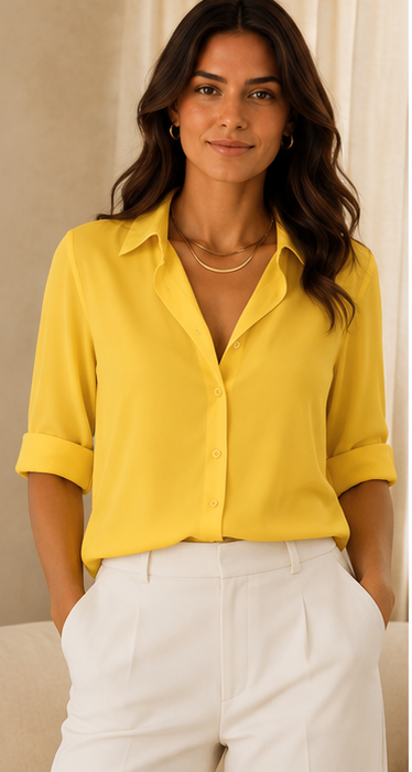 Valeria | Blouse Classique à Boutons