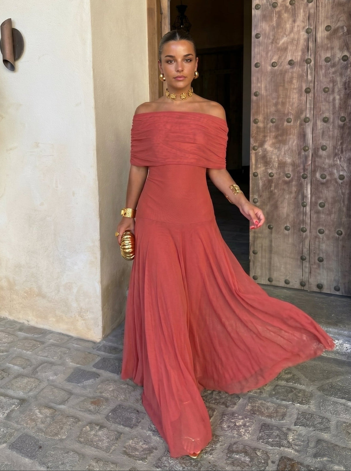 Robe Élégante Simba en Tulle de Soie