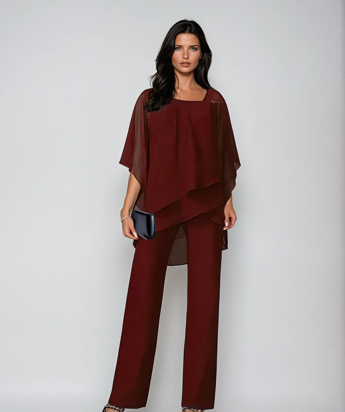 Ensemble Superposé Mariella™ en Tissu Précieux